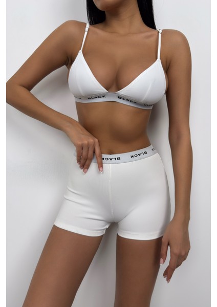 Lastik Detay Sporcu Bra fırsatları