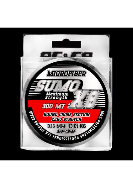 Sumo X8 300 Mt. 0,10MM Yeşil Ip Misina