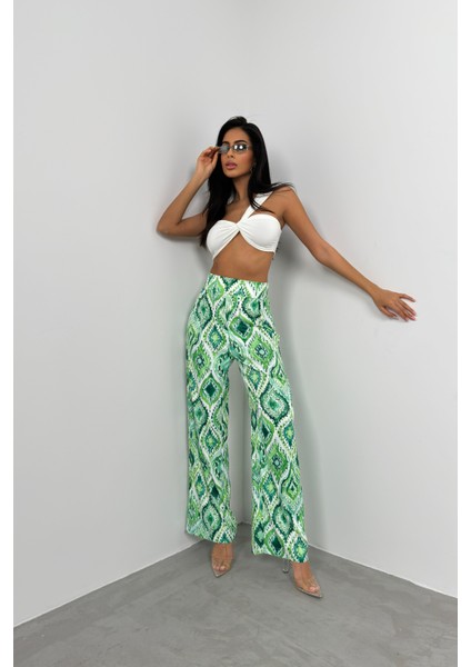 Desenli Saten Pantolon fiyatları