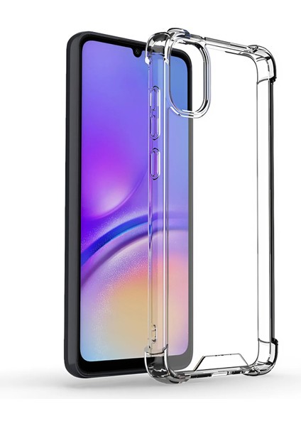 Galaxy A05 Uyumlu Kılıf Köşeleri Airbagli Arkası Sert Sararmaz Şeffaf Anti Shock Darbe Emici Kılıf