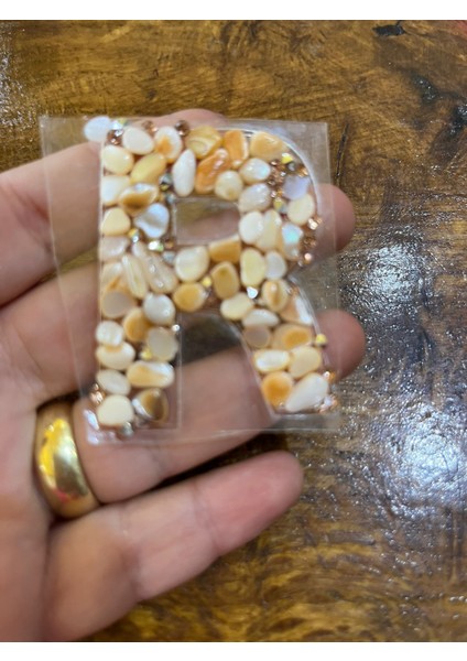 Sedef Tşlı Ütü Ile Yapışan R Harfi Arma Dikiş Aksesuarı 5x4 cm fiyatları