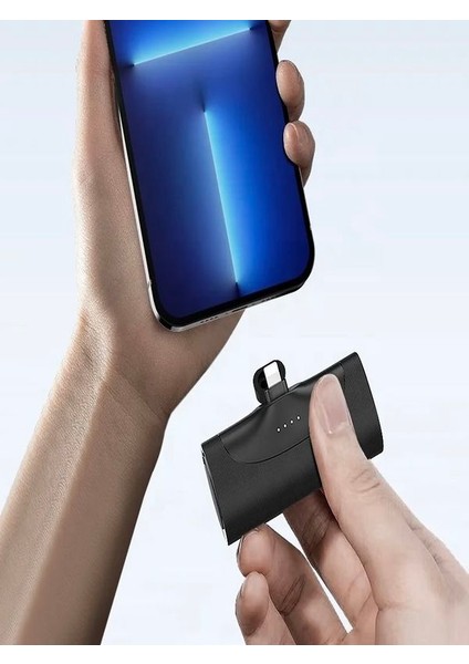 PW0-101 3000 mAh iPhone Lighting Uyumlu Powerbank Mini Elektronik Siyah Taşınabilir Güç Bankası modelleri