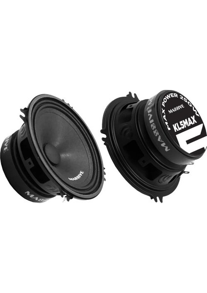 MS-KL5MAX 13 cm Çifti 500WAT-200W Rms Oto Midrange Hoparlör Deprem Serisi