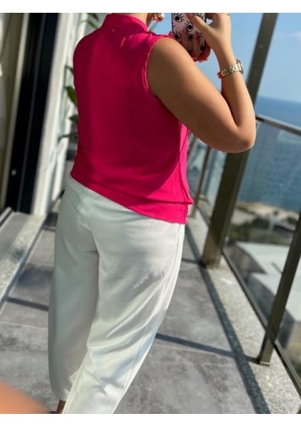 Kruvaze Dik Yaka Bluz fiyatları