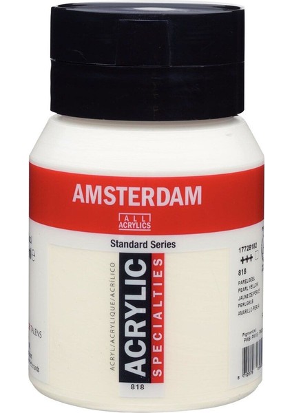 Amsterdam Akrilik Boya 500ML 818 Pearl Yellow