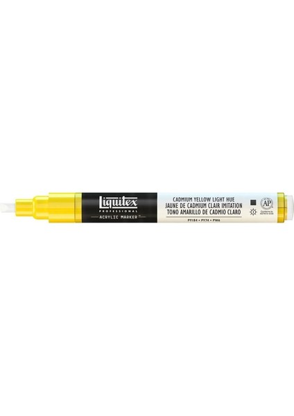 Professional Akrilik Markör Ince Uç 2mm Cadmium Yellow Light Hue 159