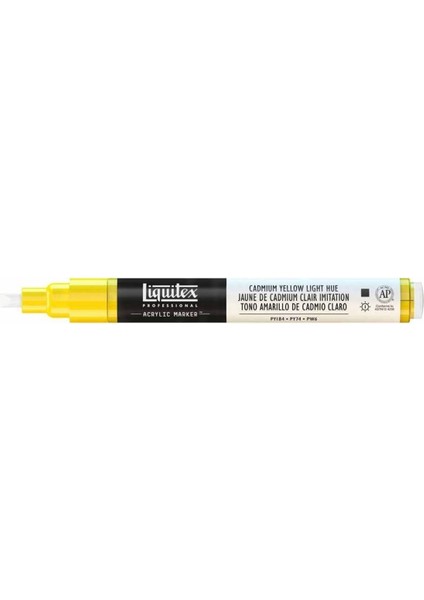 Professional Akrilik Markör Ince Uç 2mm Cadmium Yellow Light Hue 159