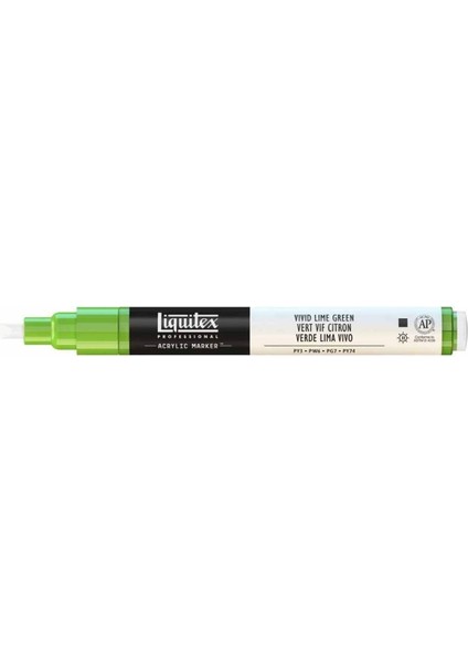 Professional Akrilik Markör Ince Uç 2mm Vivid Lime Green 740 modelleri