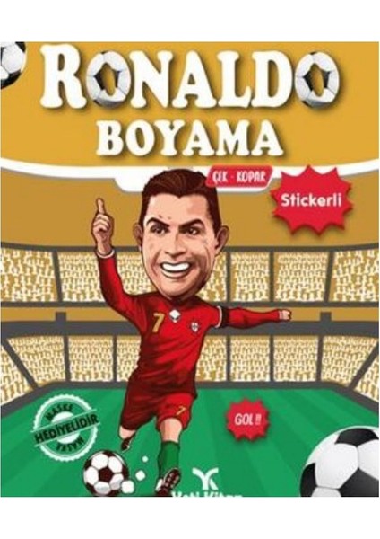 Messi - Ronaldo - Neymar - Mbappe - Efsane Futbolcular Boyama Kitabı - Telefon Standı modelleri