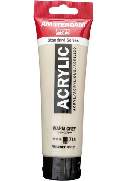 Amsterdam Standart Akrilik Boya 120ML Warm Grey / 718