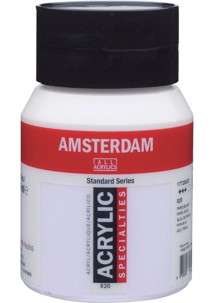 Amsterdam Akrilik Boya 500ML. N:820 Pearl Blue