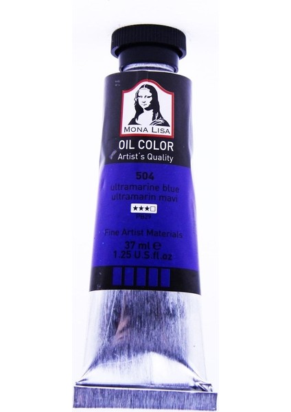 Mona Lisa  Yağlı Boya 37 ml Ultramarin Mavi 504