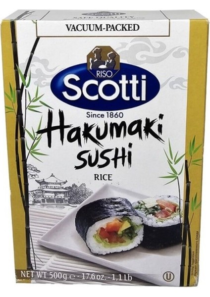 Sushi Pirinci (Kısa Taneli-Hakumaki Sushi Rice) 500G Sushi Rice