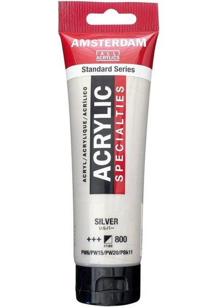 Amsterdam Akrilik Boya 120ML 800 Silver