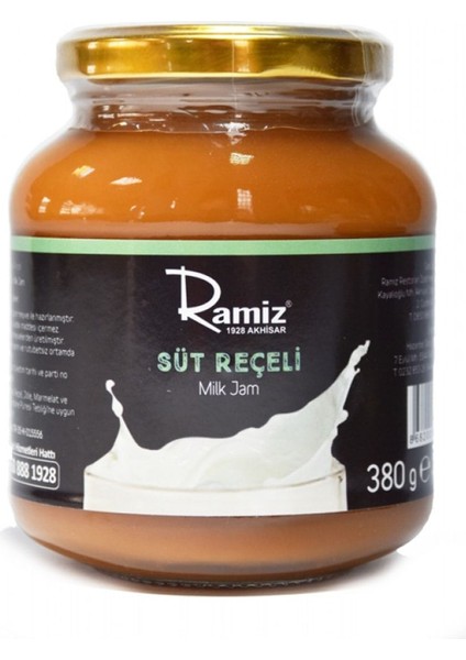 Doğal Katkısız Süt Reçeli 400 Gr.