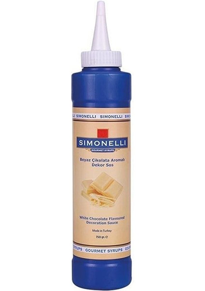 Dekor Sosu Beyaz Çikolata Aromalı 750 gr