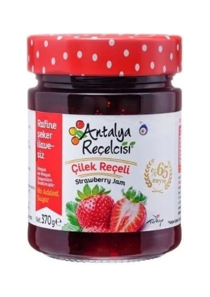 Çilek Reçeli 370G Rafine Şeker Ilavesiz