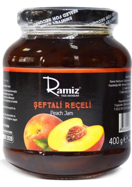 Doğal Katkısız Şeftali Reçeli 400 Gr.