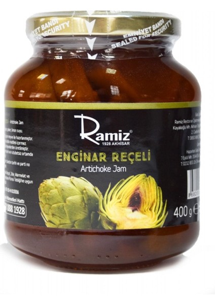 Enginar Reçeli Doğal Katkısız 400 Gr.