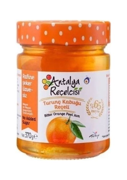 Turunç Kabuğu Reçeli 370G Rafine Şeker Ilavesiz