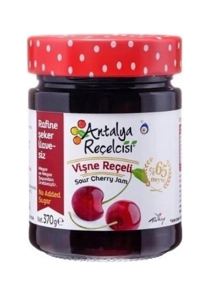 Vişne Reçeli 370G Rafine Şeker Ilavesiz