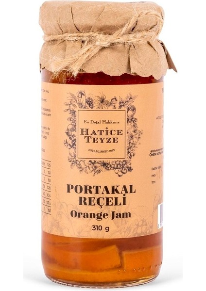 Portakal Reçeli - 310 Gr.