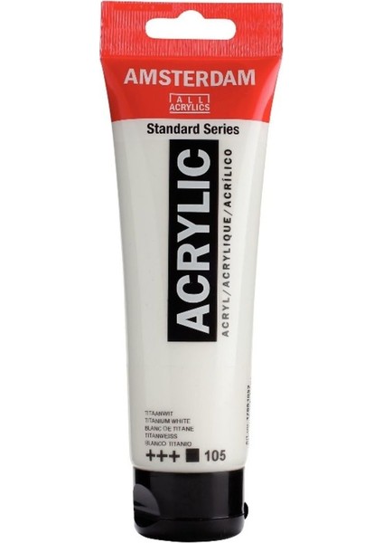 Akrilik Boya 120 Ml. 105 Titanium White