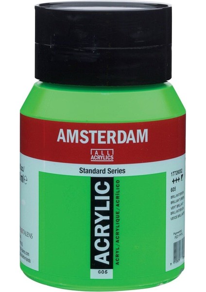 Amsterdam Akrilik Boya 500ML 605 Brilliant Green