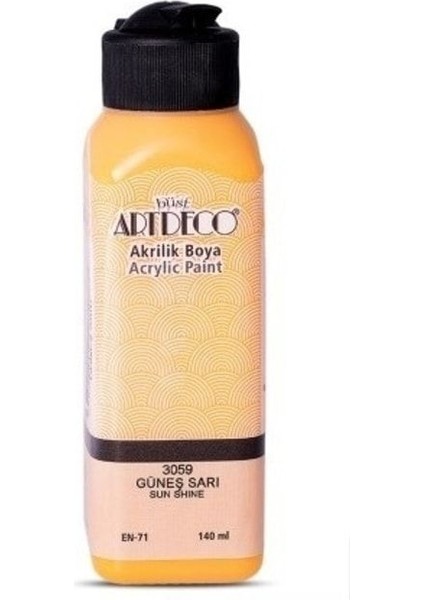 Gu?neş Sarı Yeni Formül Akrilik Boya 140 ml fiyatları