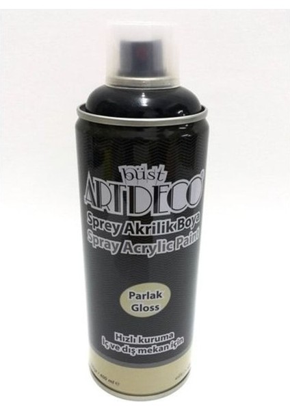 Akrilik Sprey Boya 400 Ml. Siyah