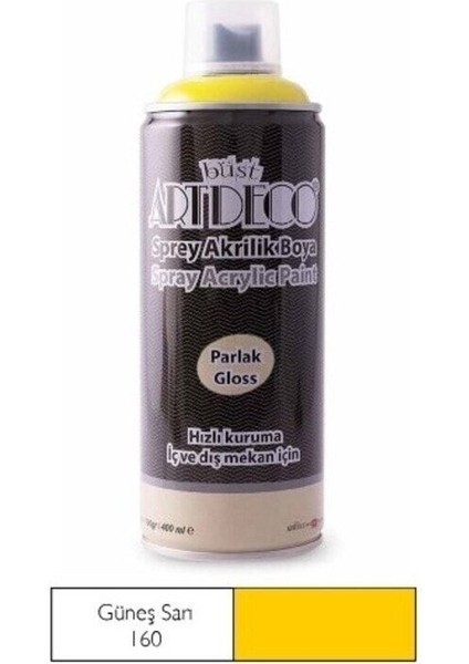 Akrilik Boya Güneş Sarı 400ML modelleri