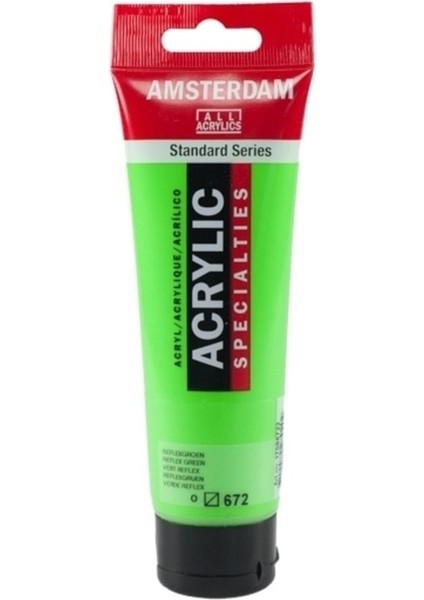 Akrilik Boya 120 Ml. 672 Reflex Green (Fosforlu)