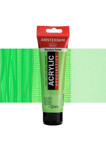Akrilik Boya 120 Ml. 672 Reflex Green (Fosforlu)
