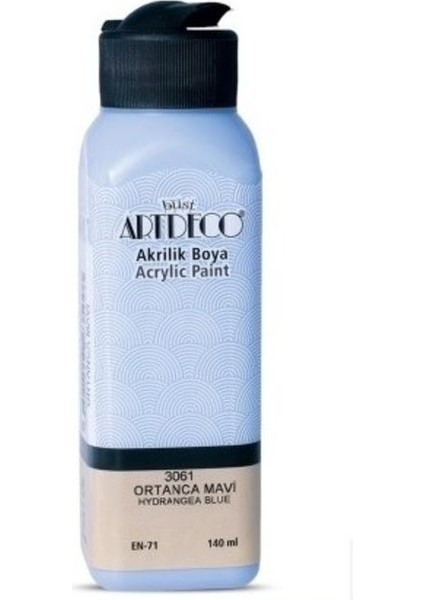 Ortanca Mavi Yeni Formül Akrilik Boya 140 ml modelleri