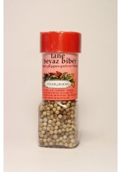 Beyaz Biber Tane 70 Gr. fiyatları