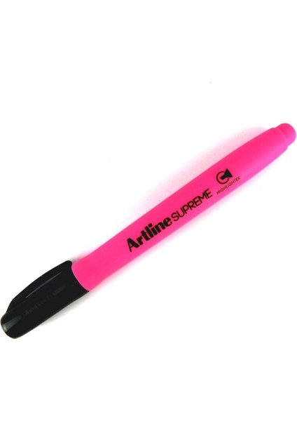 Supreme Fosforlu Kalem Highlighter Pembe