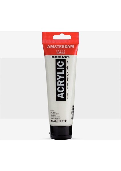 Akrilik Boya 120 Ml. 104 Zinc White