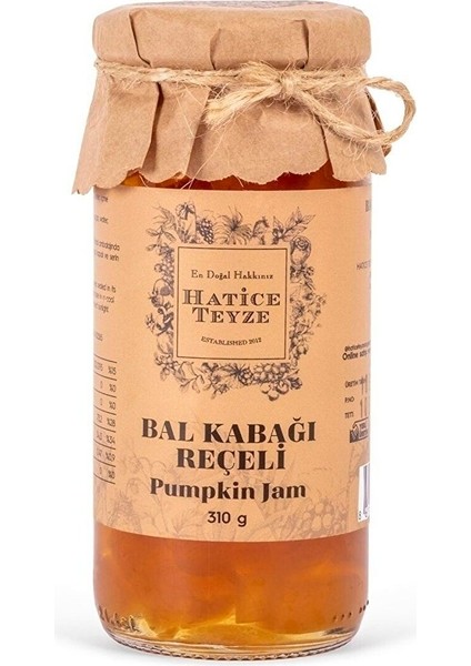 Balkabağı Reçeli - 310 Gr.