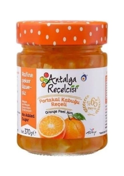 Portakal Kabuğu Reçeli 370G Rafine Şeker Ilavesiz