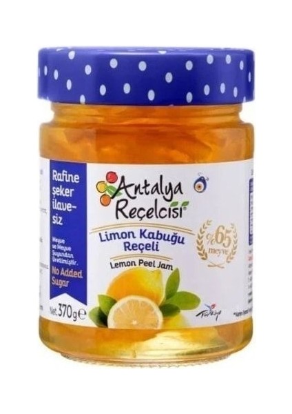 Limon Kabuğu Reçeli 370G Rafine Şeker Ilavesiz