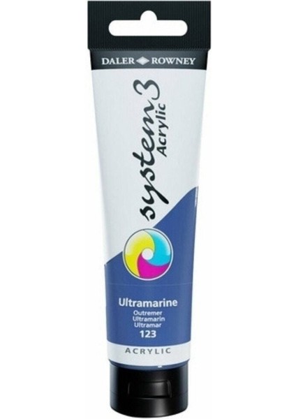 System 3 Akrilik Boya 150ML 123 Ultramarine
