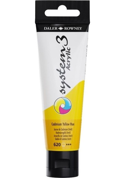 System 3 Akrilik Boya 150 ml 620 Cadmium Yellow Hue