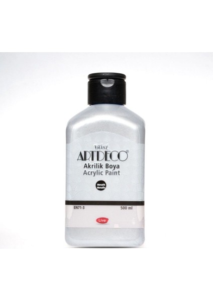 Metalik Akrilik Boya Gümüş 3722 - 500ML fiyatları
