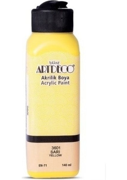 Sarı Yeni Formül Akrilik Boya 140 ml fiyatları