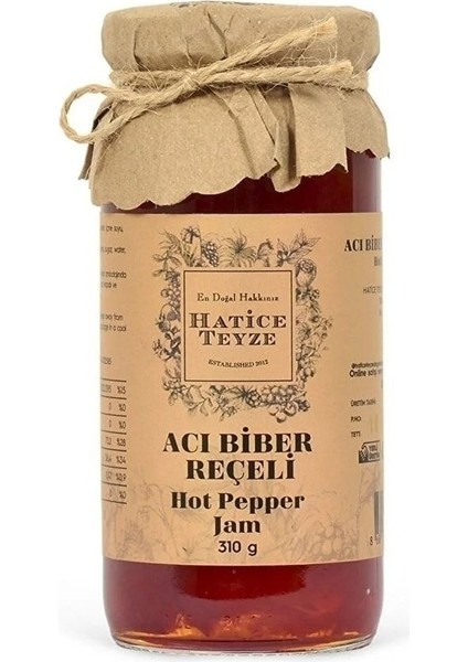 Acı Biber Reçeli- 310 Gr.