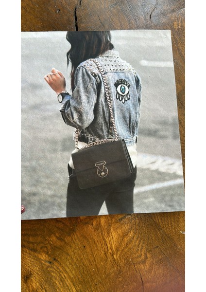 Nazar Boncuklu Kot Giyimli Arma Dikiş Giyim Aplike 23X19 fiyatları