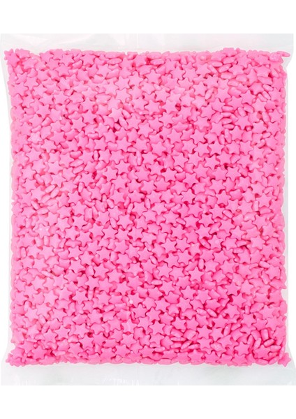 Meyve Aromalı Pembe Yıldız Şeker 1 kg