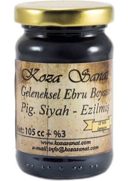Geleneksel Ebru Boyası 105CC. Pigment Siyah