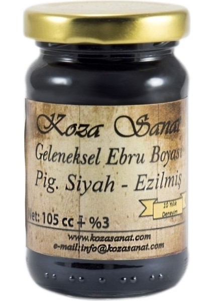 Geleneksel Ebru Boyası 105CC. Pigment Siyah fiyatları