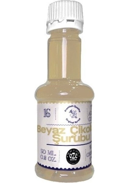 Beyaz Çikolata Şurubu 50 cc